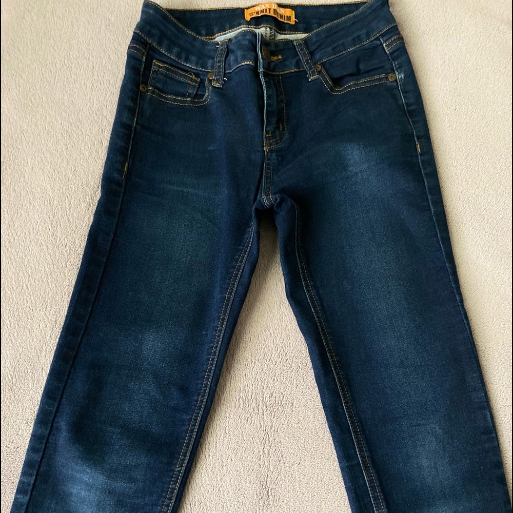 Wax Jean, Dark blue jeans , skinny jeans , low rise
